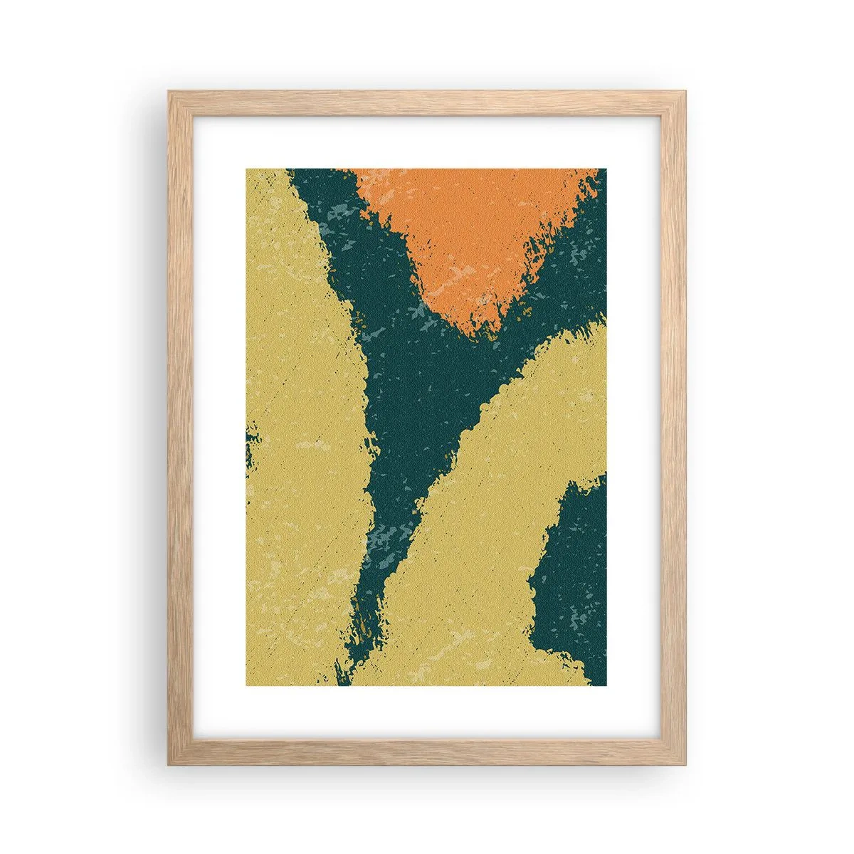 Póster en marco roble claro - Abstracción - a cámara lenta - 30x40 cm