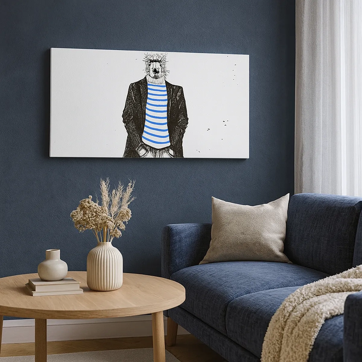 Cuadro sobre lienzo - Impresión de Imagen - El encanto del perro - 30x30 cm