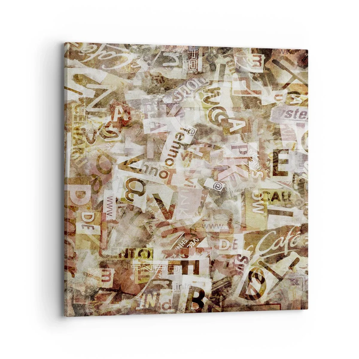 Cuadro sobre lienzo - Impresión de Imagen - Unificando el lenguaje - 70x70 cm