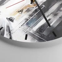 Esfera sin numeración, con rayas