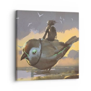 Cuadro sobre lienzo - Impresión de Imagen - Una parada en un viaje fantástico - 30x30 cm