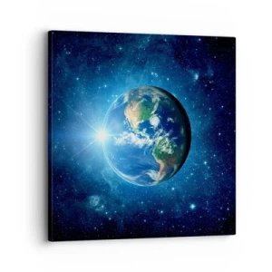 Cuadro sobre lienzo - Impresión de Imagen - Estamos en el cielo - 30x30 cm