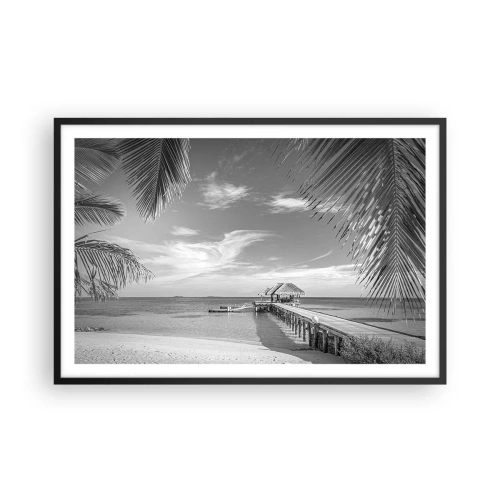 Póster en marco negro - ¿Un recuerdo o un sueño? - 91x61 cm