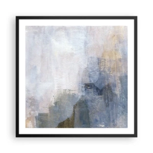 Póster en marco negro - Tonos de color - 60x60 cm