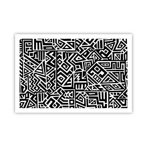 Póster - Composición precolombina - 91x61 cm