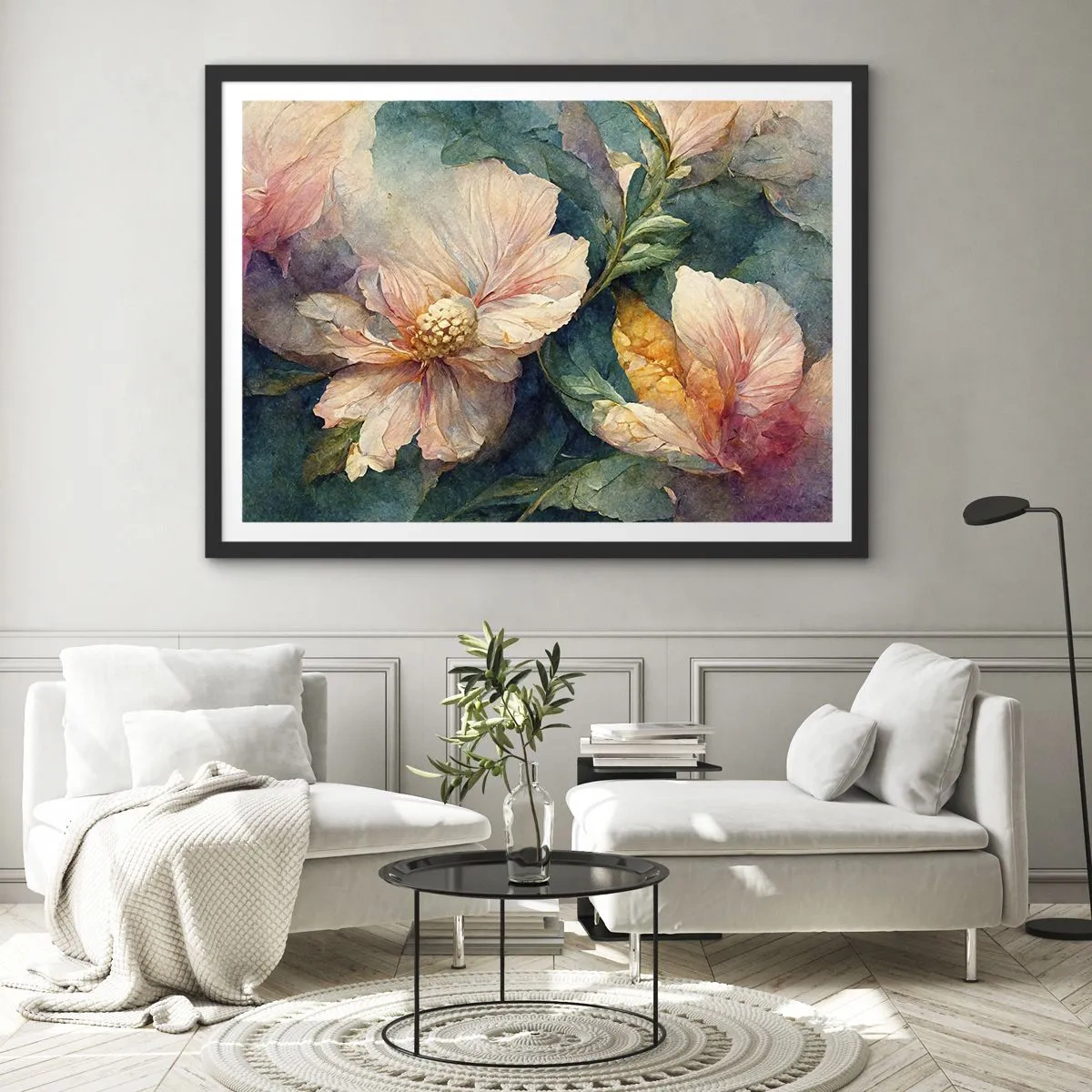 Póster en marco negro - La sutileza misma - 50x40 cm