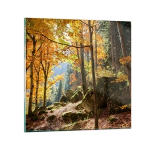 Cuadro sobre vidrio - Impresiones sobre Vidrio - Tiempo de descanso - 70x70 cm