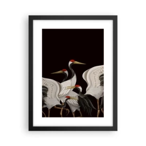Póster en marco negro - Asuntos de aves - 30x40 cm