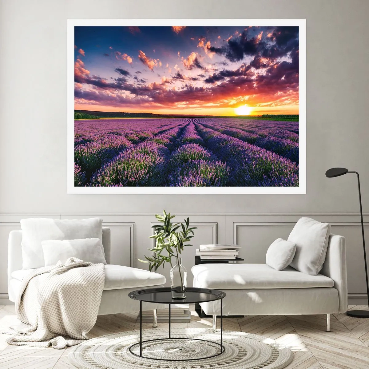 Póster - El mundo de la lavanda - 40x30 cm