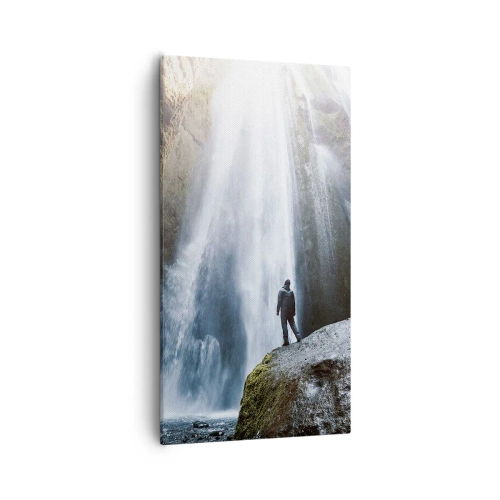 Cuadro sobre lienzo - Impresión de Imagen - Impresionante vista - 55x100 cm