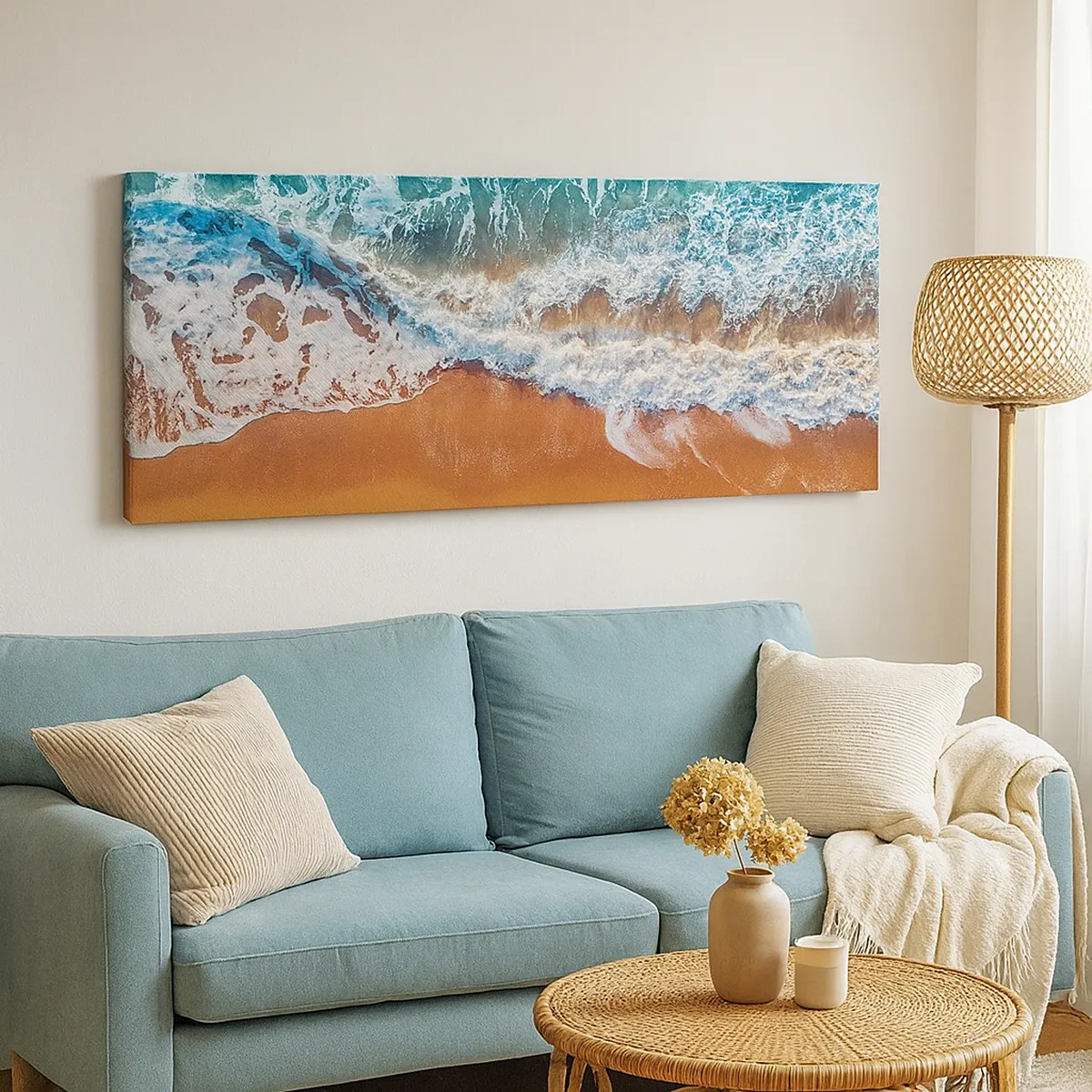 Cuadro sobre lienzo - Impresión de Imagen - Siempre a la par - 30x30 cm