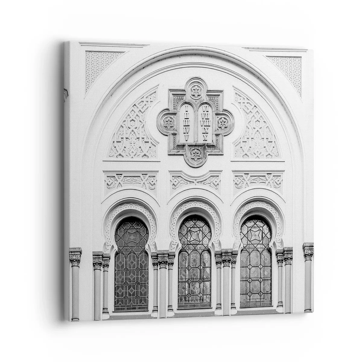 Cuadro sobre lienzo - Impresión de Imagen - En la frontera de las culturas - 30x30 cm