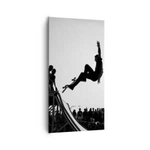 Cuadro sobre lienzo - Impresión de Imagen - Héroes y espectadores - 65x120 cm