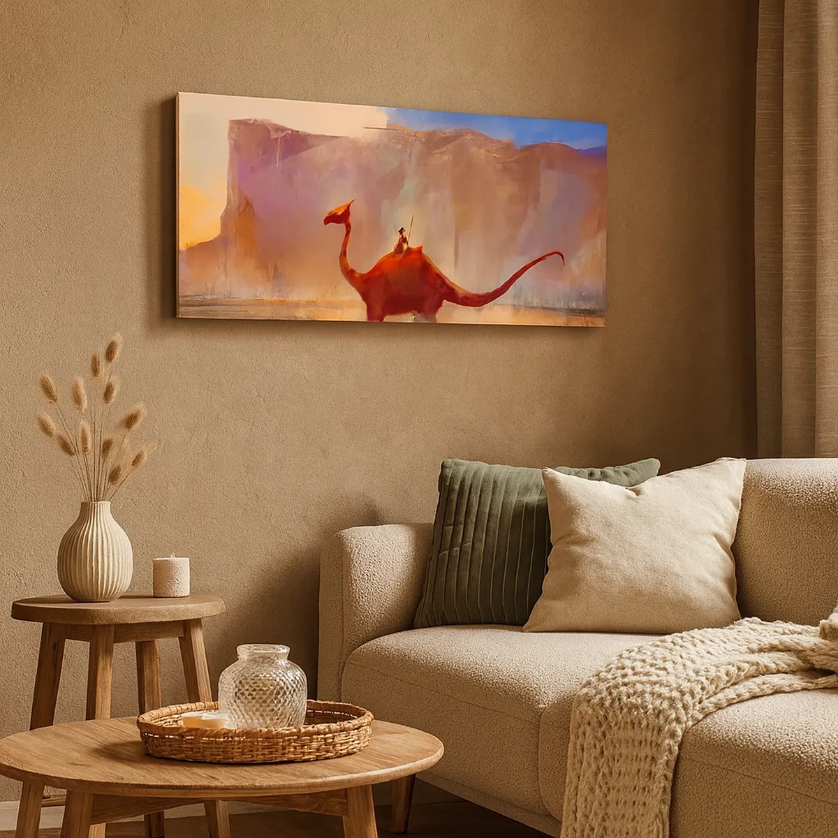 Cuadro sobre lienzo - Impresión de Imagen - Si no se hubieran extinguido - 30x30 cm