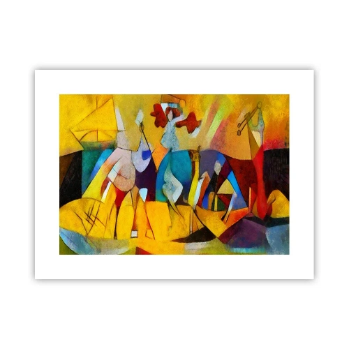 Póster - Sol - vida - alegría - 40x30 cm