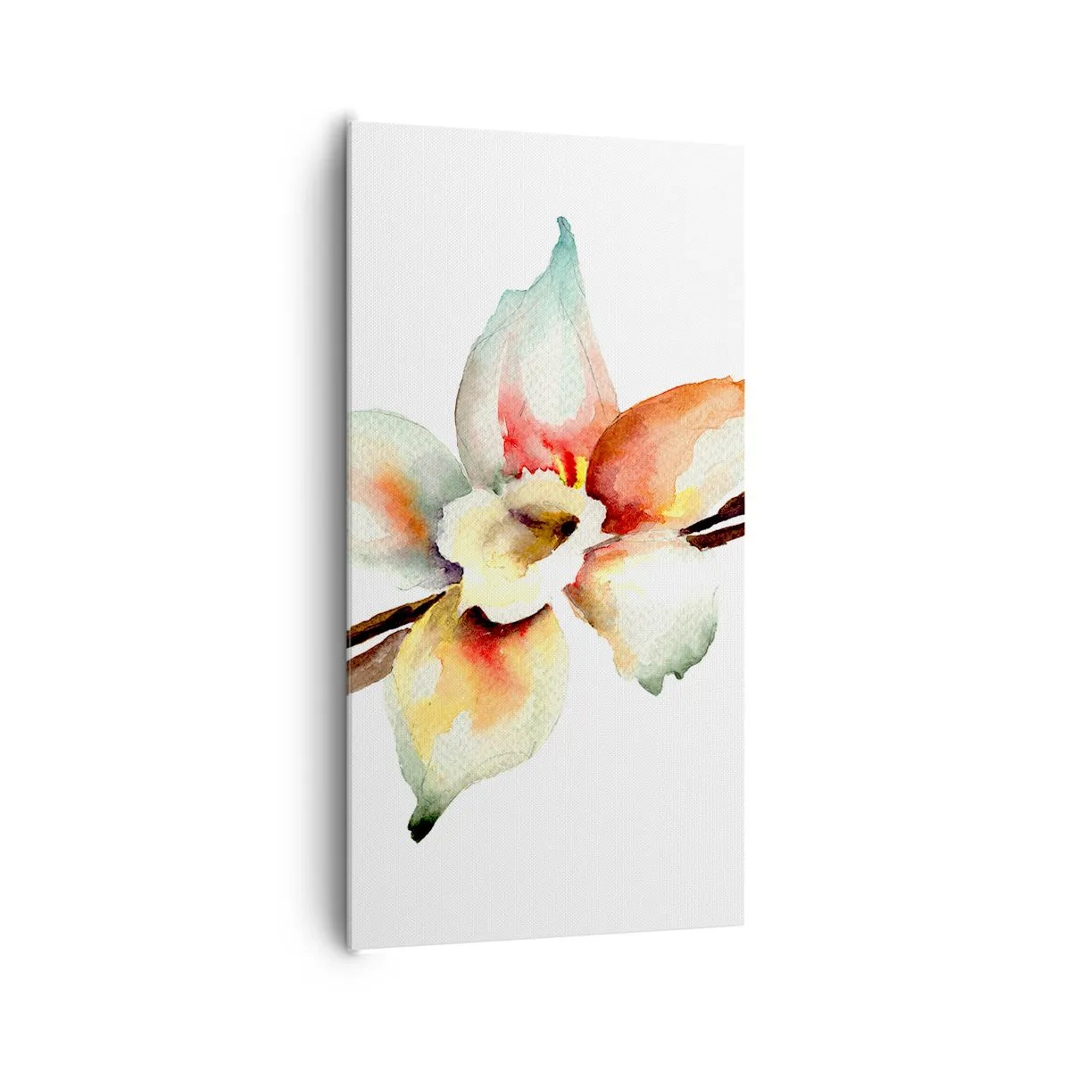 Cuadro sobre lienzo - Impresión de Imagen - Dulzura salpicada de pintura - 65x120 cm