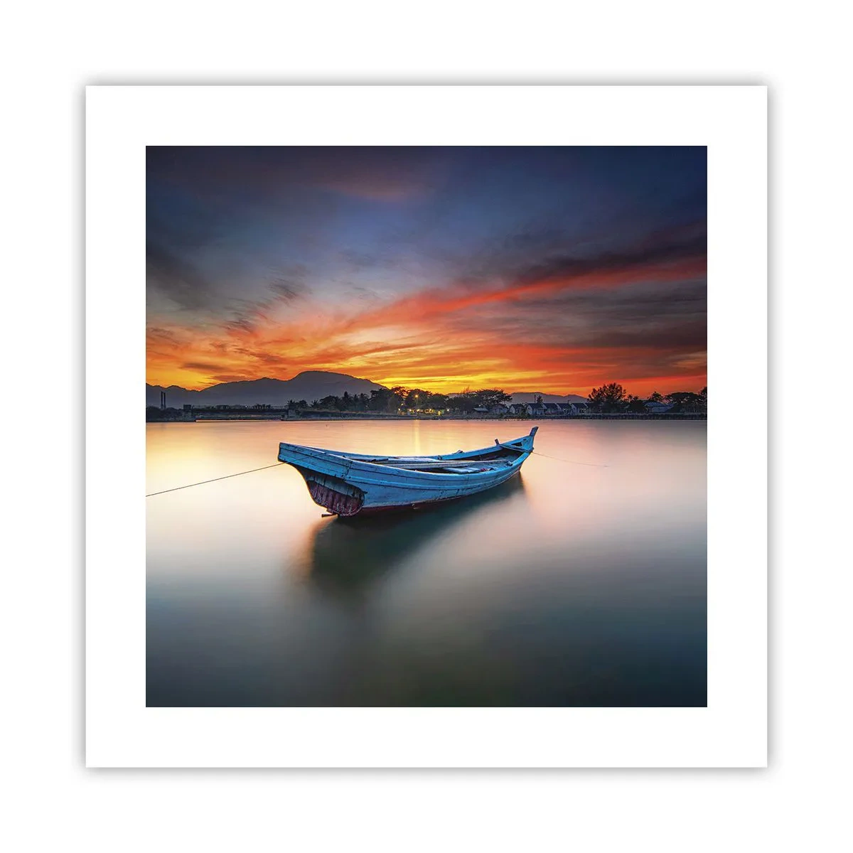 Póster - Se avecina una buena noche - 40x40 cm