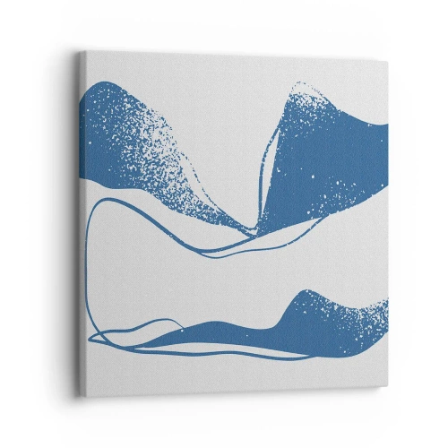 Cuadro sobre lienzo - Impresión de Imagen - Abstracción con alas - 30x30 cm