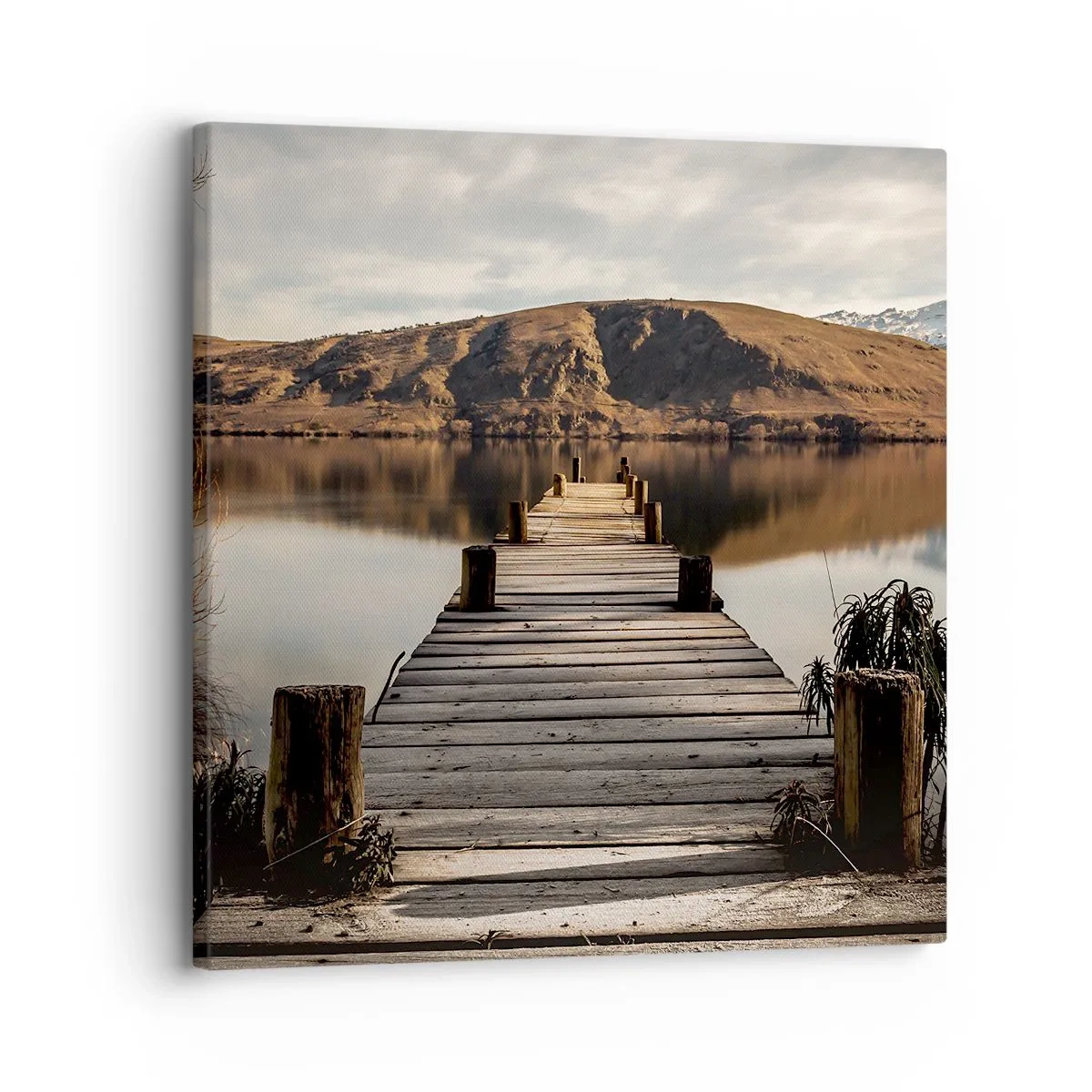 Cuadro sobre lienzo - Impresión de Imagen - Un paisaje en silencio - 30x30 cm