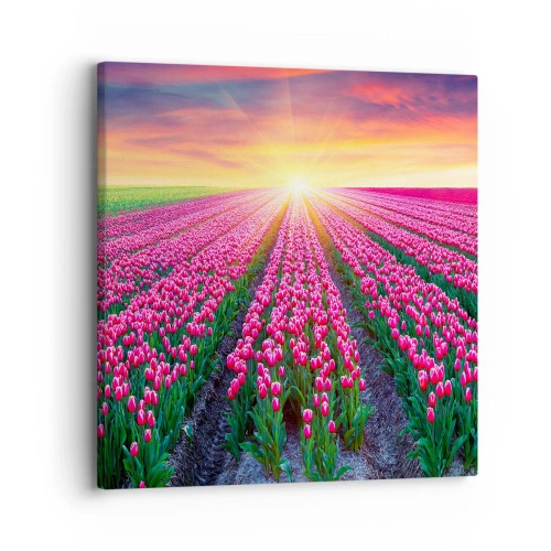 Cuadro sobre lienzo - Impresión de Imagen - Granja de belleza - 30x30 cm