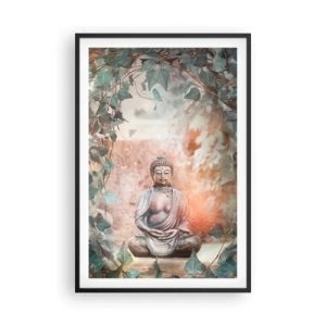 Póster en marco negro - Alegre armonía - 61x91 cm