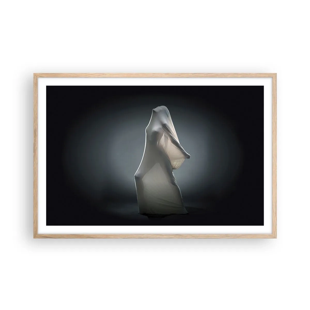 Póster en marco roble claro - Deseos ocultos - 91x61 cm