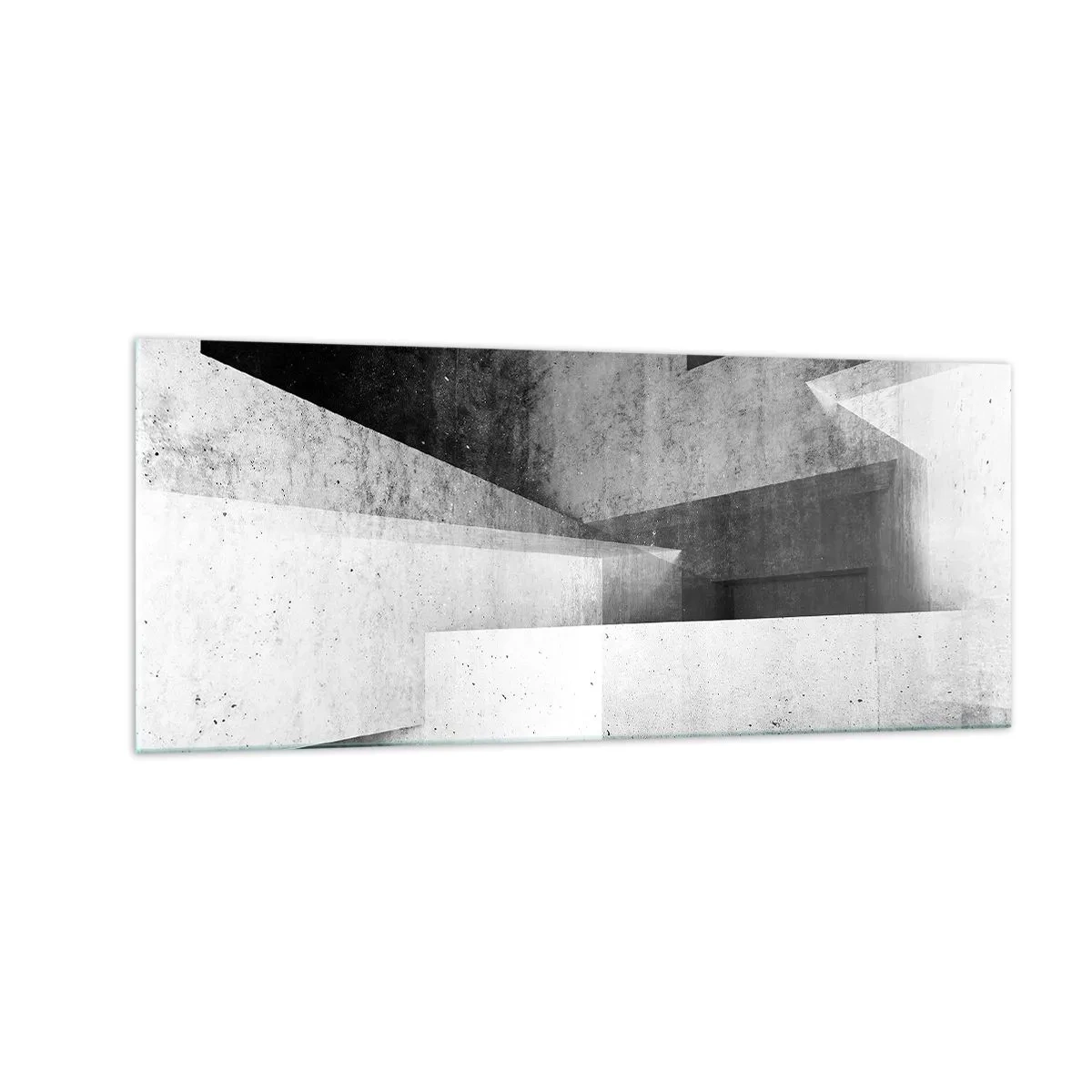 Cuadro sobre vidrio - Impresiones sobre Vidrio - La estructura del espacio - 100x40 cm