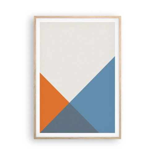 Póster en marco roble claro - Desde el punto de vista de... - 70x100 cm