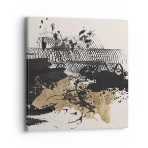 Cuadro sobre lienzo - Impresión de Imagen - Composición con pasión - 40x40 cm