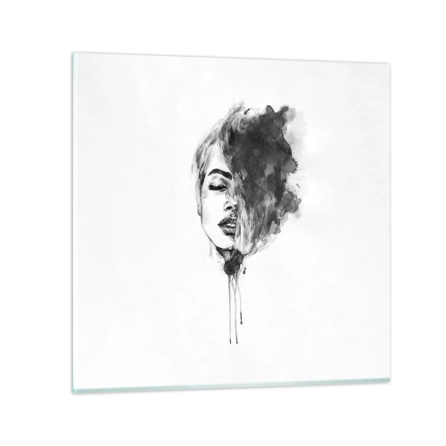 Cuadro sobre vidrio - Impresiones sobre Vidrio - Sueños en femenino - 50x50 cm