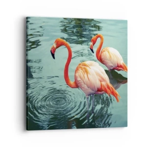 Cuadro sobre lienzo - Impresión de Imagen - Estamos de moda - 40x40 cm