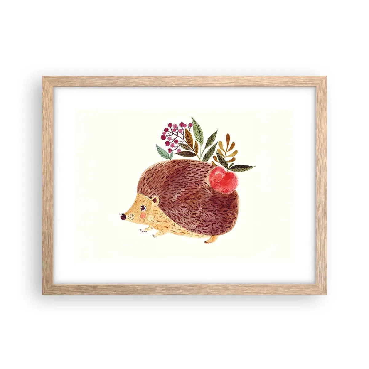 Póster en marco roble claro - Y ya te gusto - 40x30 cm