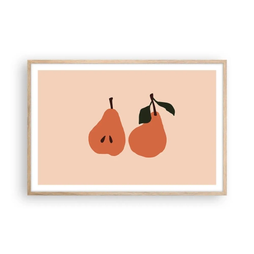 Póster en marco roble claro - La dulzura misma - 91x61 cm