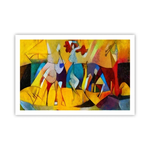 Póster - Sol - vida - alegría - 91x61 cm