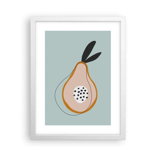 Póster en marco blanco - El interior de la naturaleza - 30x40 cm