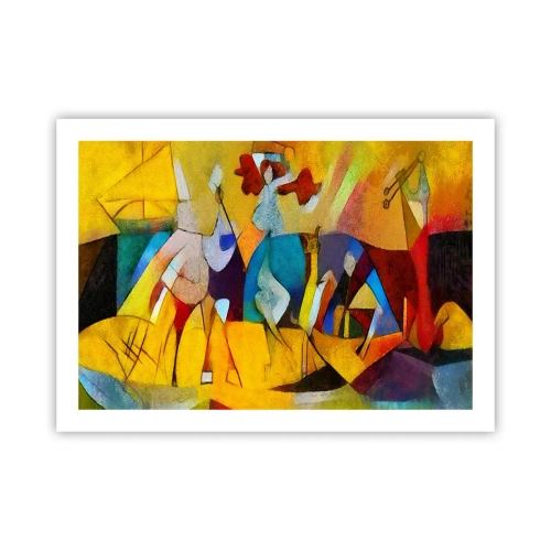 Póster - Sol - vida - alegría - 70x50 cm