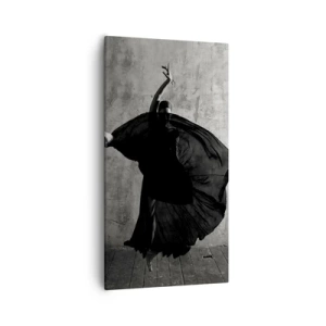 Cuadro sobre lienzo - Impresión de Imagen - Cargada de pasión - 55x100 cm