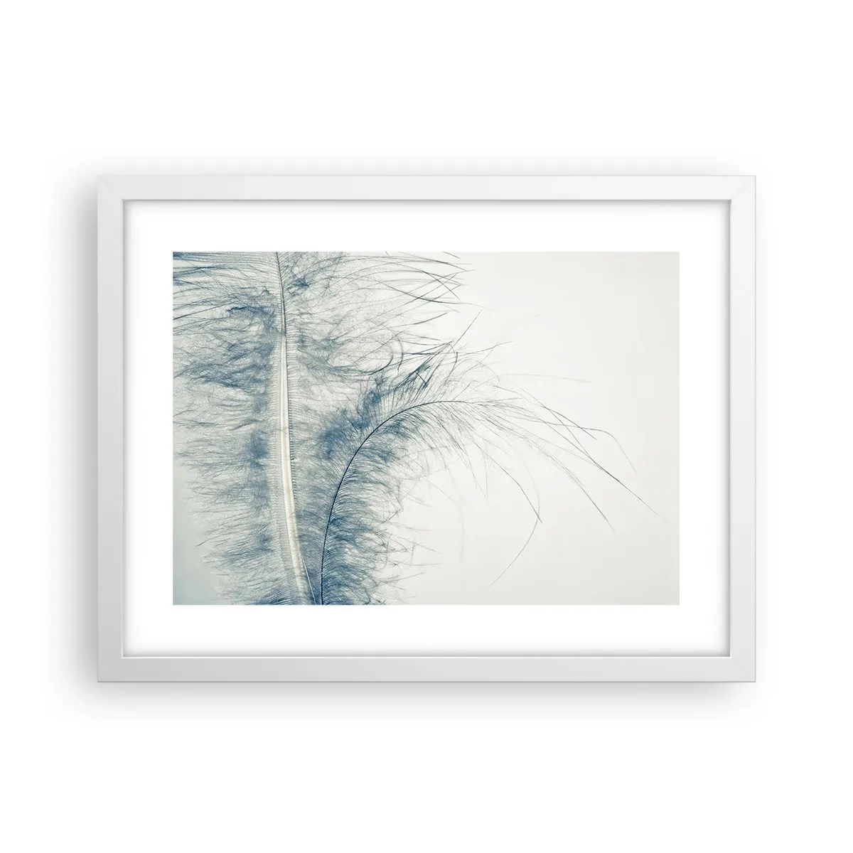 Póster en marco blanco - Susurro de la naturaleza - 40x30 cm