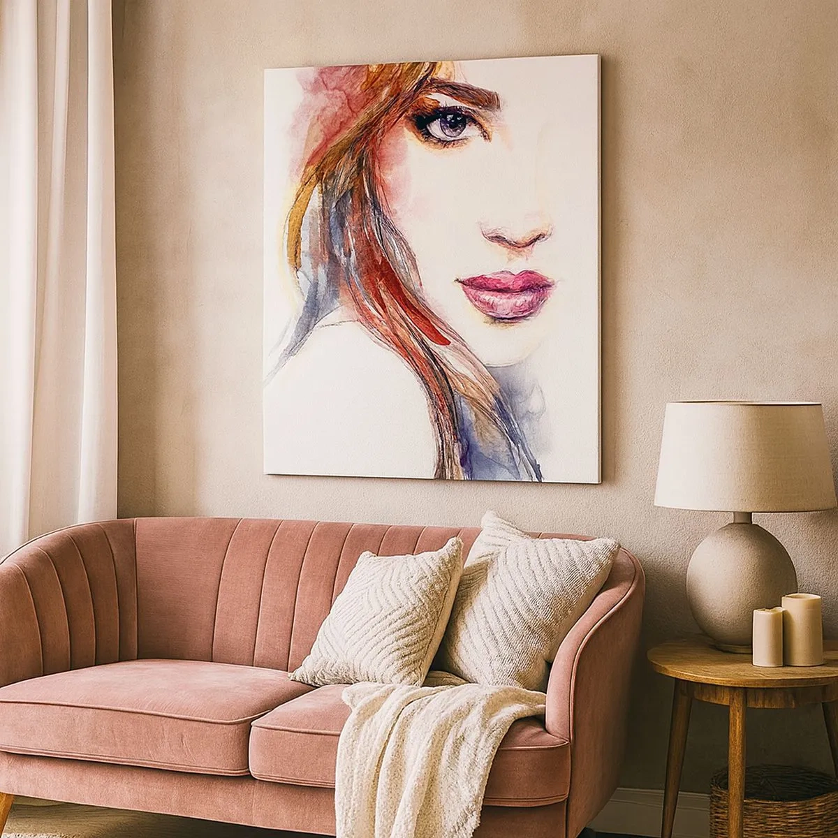 Cuadro sobre lienzo - Impresión de Imagen - Sígueme - 30x30 cm