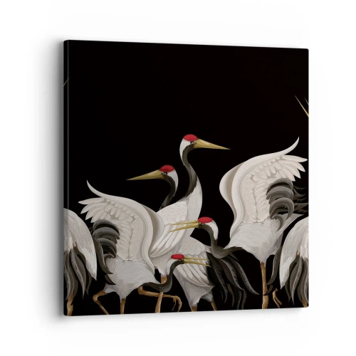 Cuadro sobre lienzo - Impresión de Imagen - Asuntos de aves - 40x40 cm