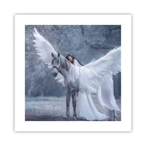 Póster - Un momento de inspiración - 40x40 cm