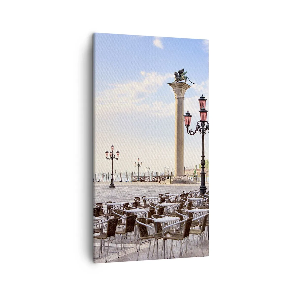 Cuadro sobre lienzo - Impresión de Imagen - Vamos, todo está listo - 45x80 cm