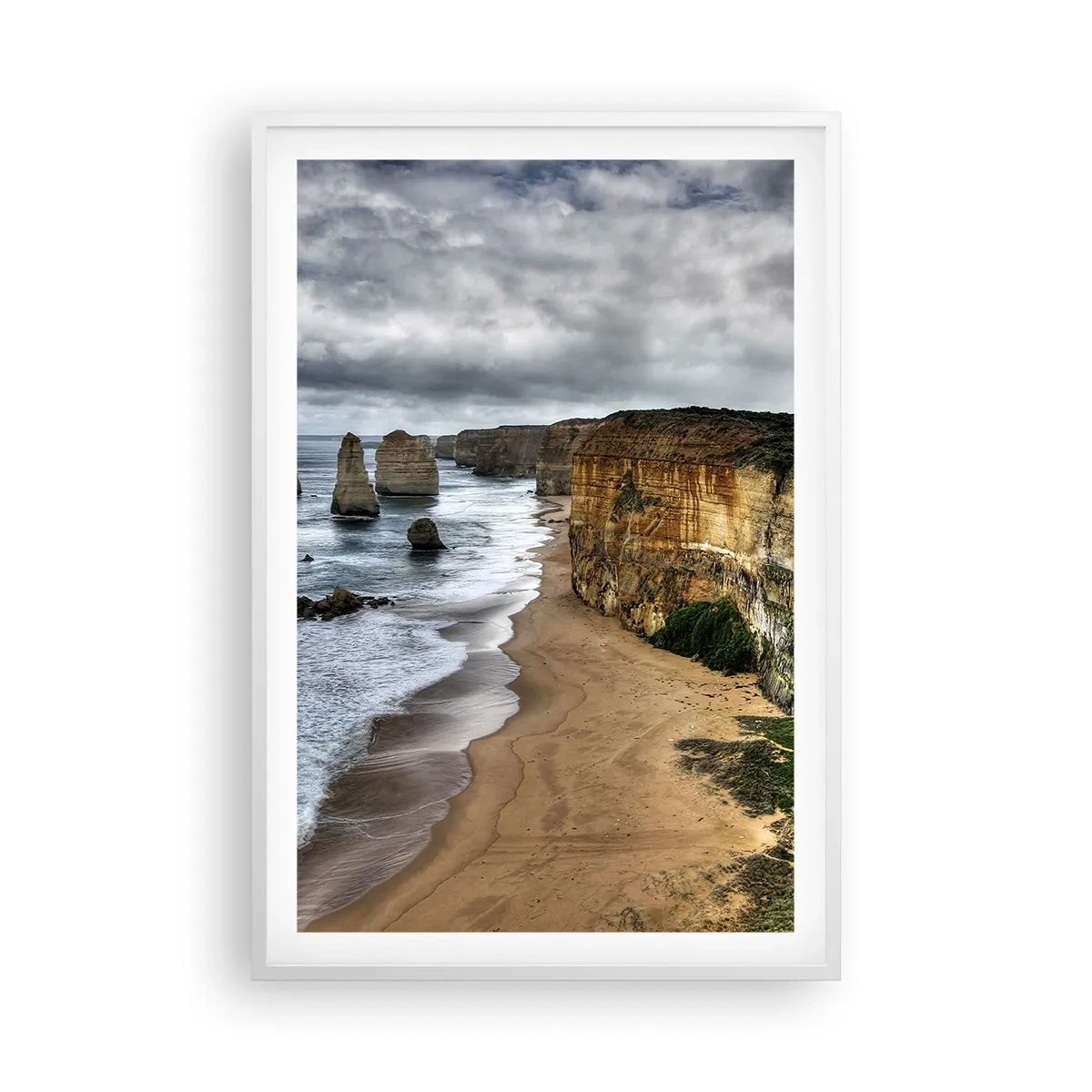 Póster en marco blanco - Belleza en bruto - 61x91 cm