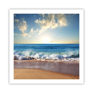 Póster - Movimiento y quietud al mismo tiempo - 60x60 cm