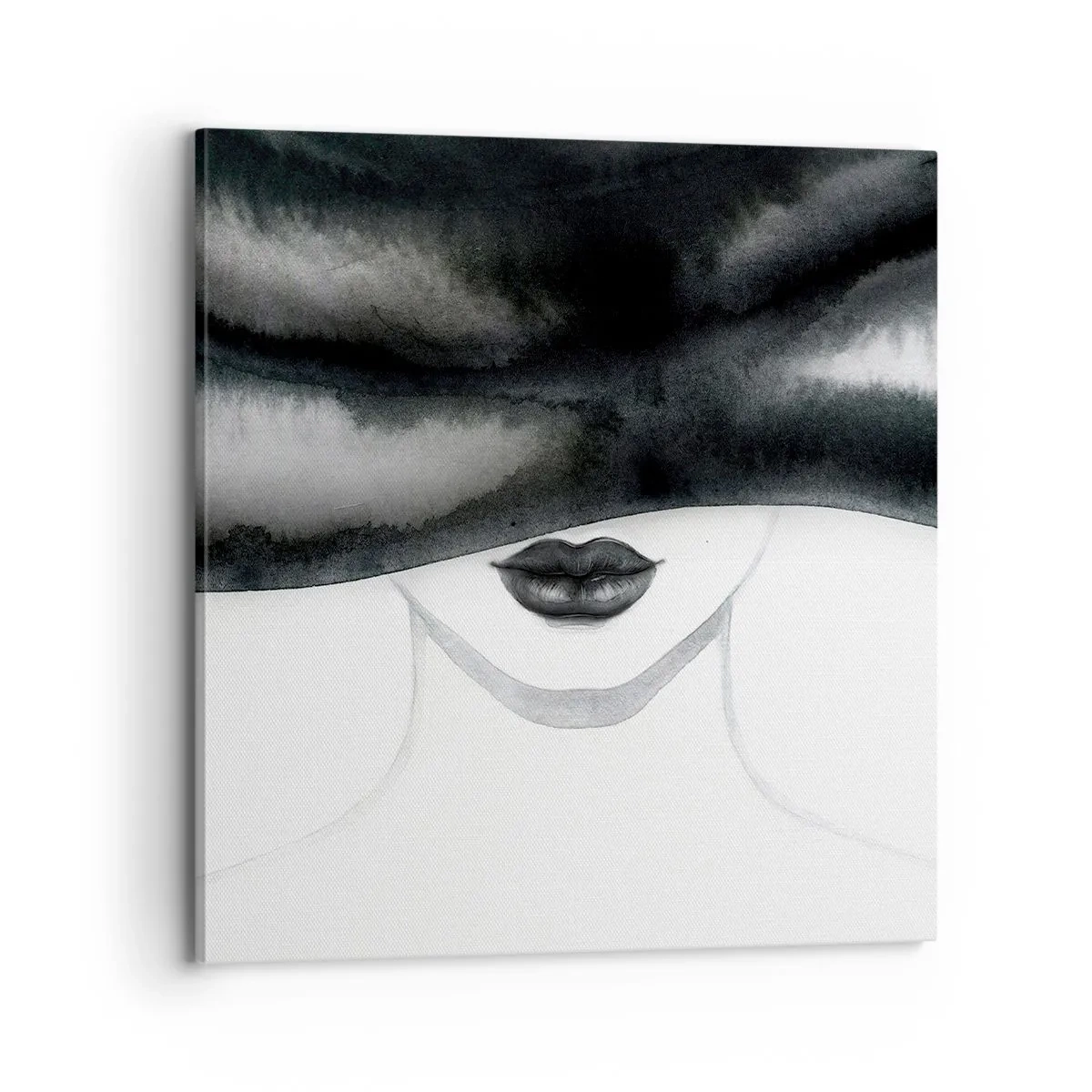 Cuadro sobre lienzo - Impresión de Imagen - Un misterio sensual - 70x70 cm