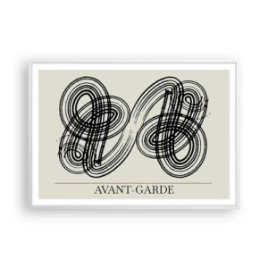 Póster en marco blanco - Salió espontáneamente - 100x70 cm