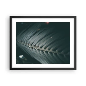 Póster en marco negro - La precisión de la naturaleza - 50x40 cm