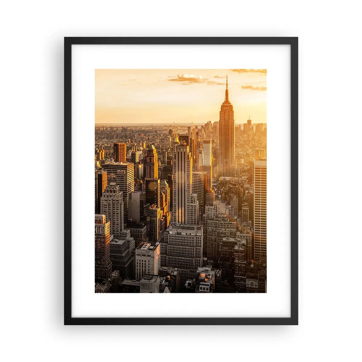 Póster en marco negro - Creciendo al sol - 40x50 cm