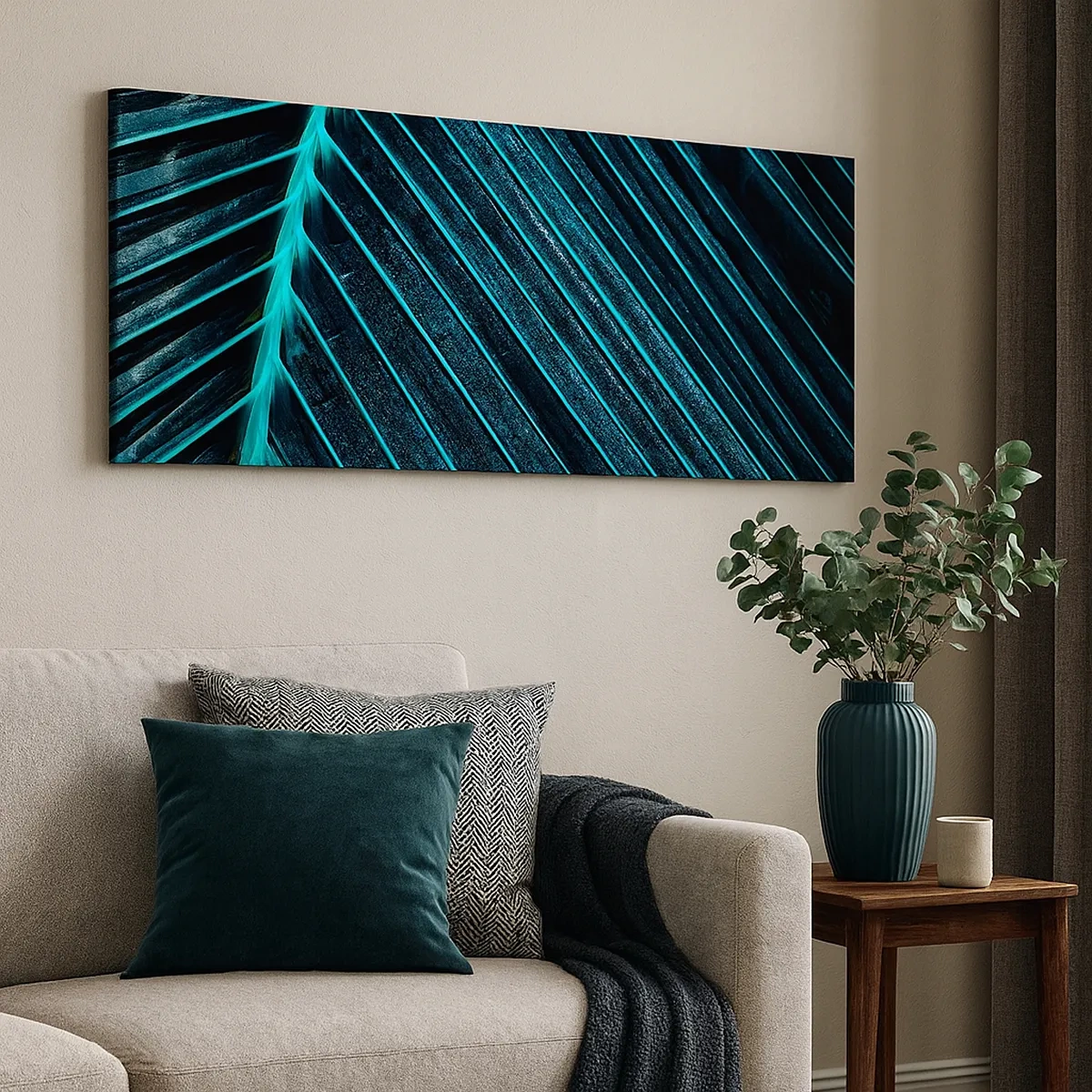 Cuadro sobre lienzo - Impresión de Imagen - La textura del verde - 30x30 cm