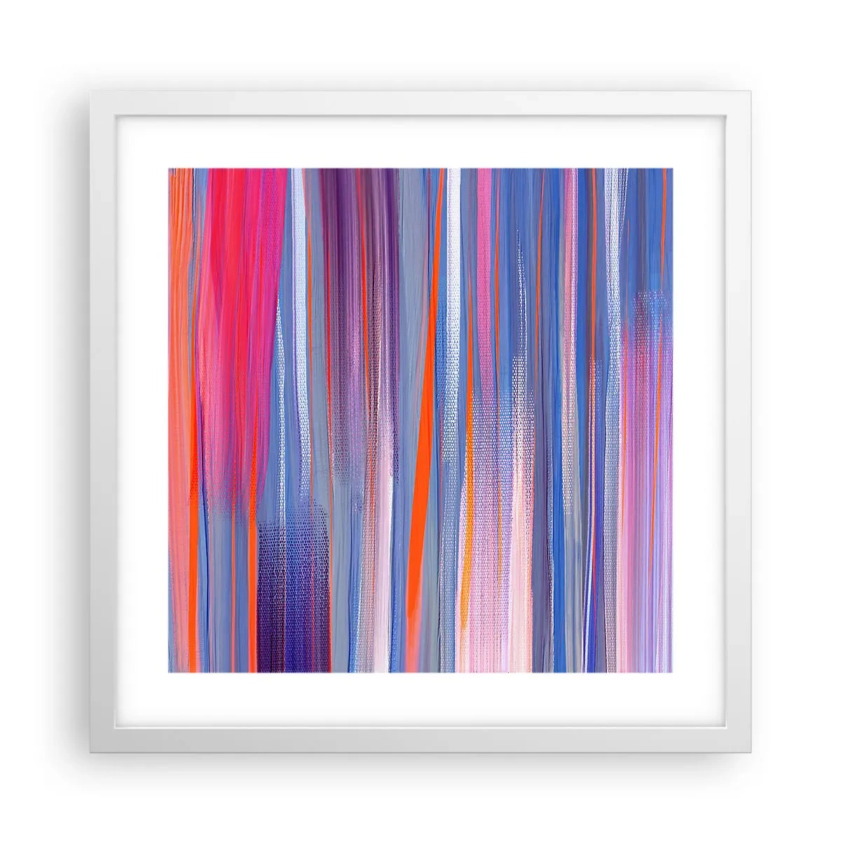 Póster en marco blanco - Ascensión - 40x40 cm